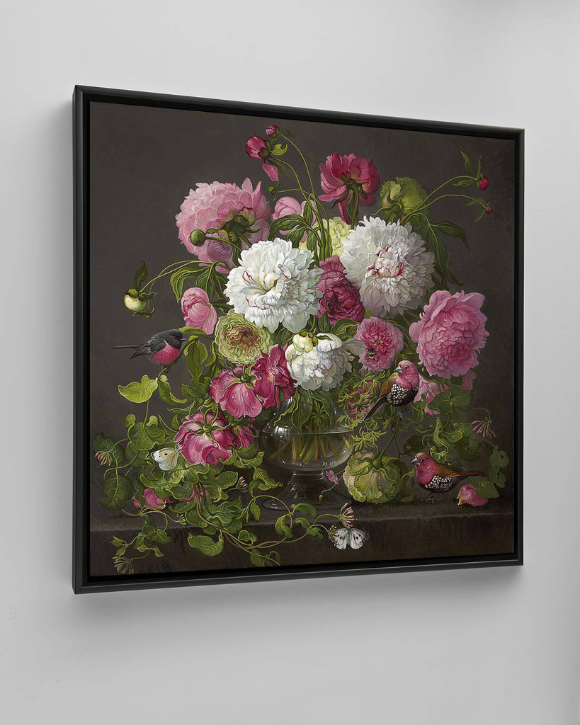 Limited Edition Floral with Peonies Giclee Wall Art